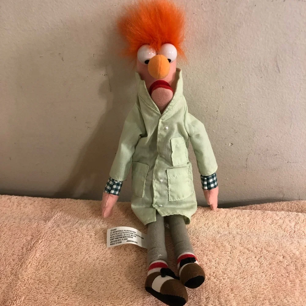 Genuine Disney Parks Muppets Beaker Beanie Plush 12”